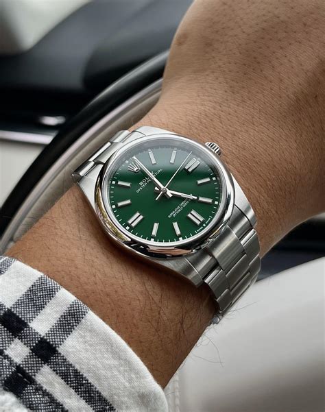 rolex groen|rolex oyster 41 perpetual.